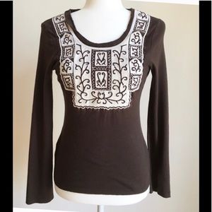 Gorgeous Tory Burch cotton crochet top!